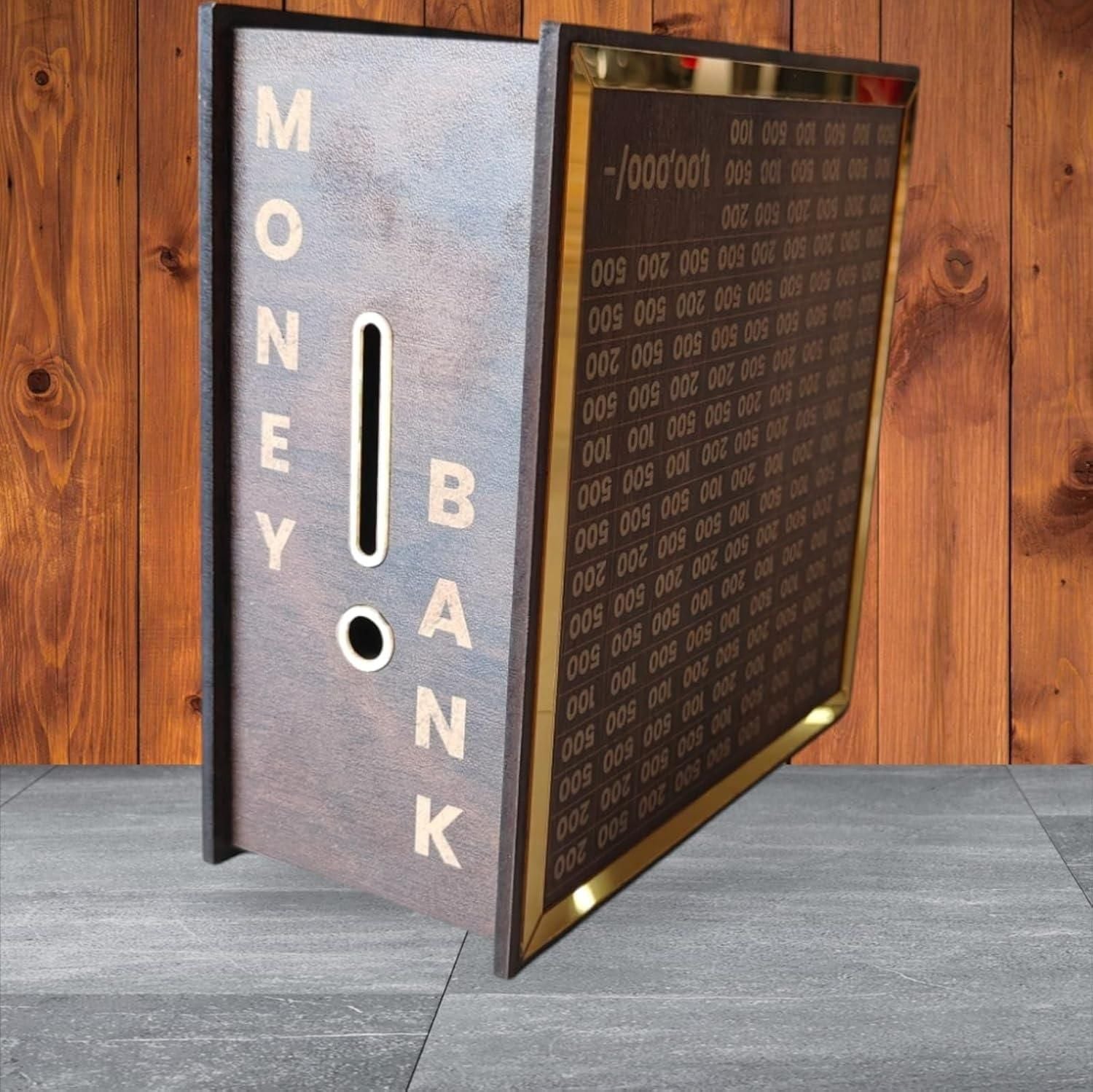 DreamBank: Wooden Savings Bank with Visual Tracker