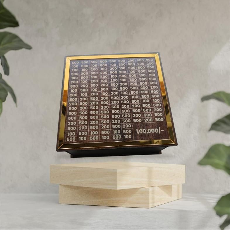 DreamBank: Wooden Savings Bank with Visual Tracker
