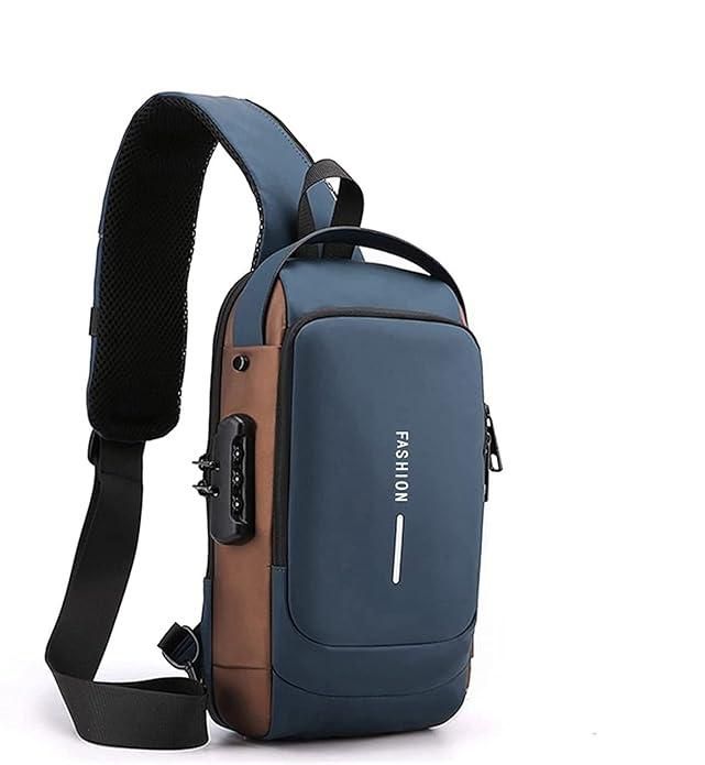 Mysashop Brown Sling Bag Anti-theft
