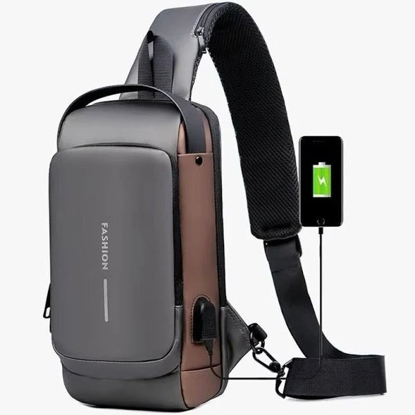Mysashop Brown Sling Bag Anti-theft