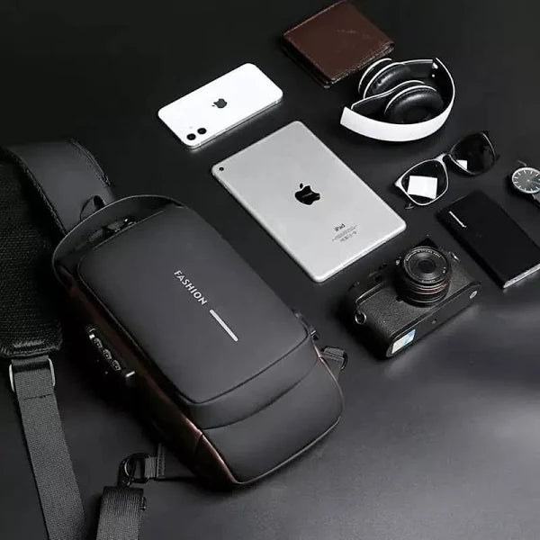 Mysashop Brown Sling Bag Anti-theft